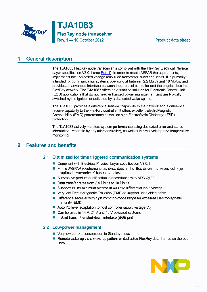 TJA1083_7864975.PDF Datasheet