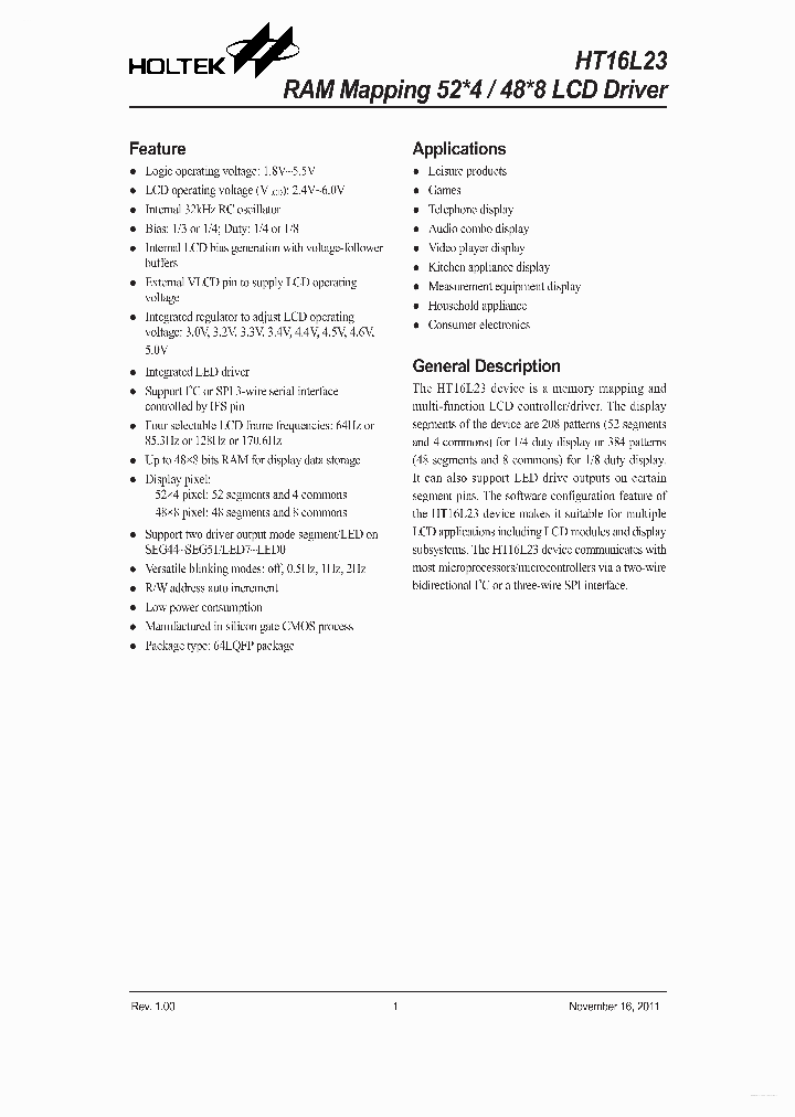 HT16L23_7865412.PDF Datasheet