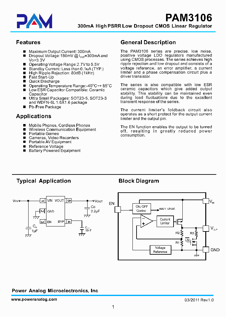 PAM3106_7867820.PDF Datasheet