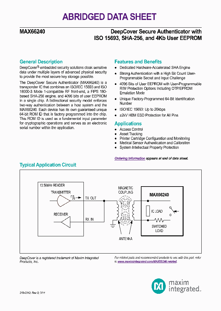 MAX66240_7871023.PDF Datasheet