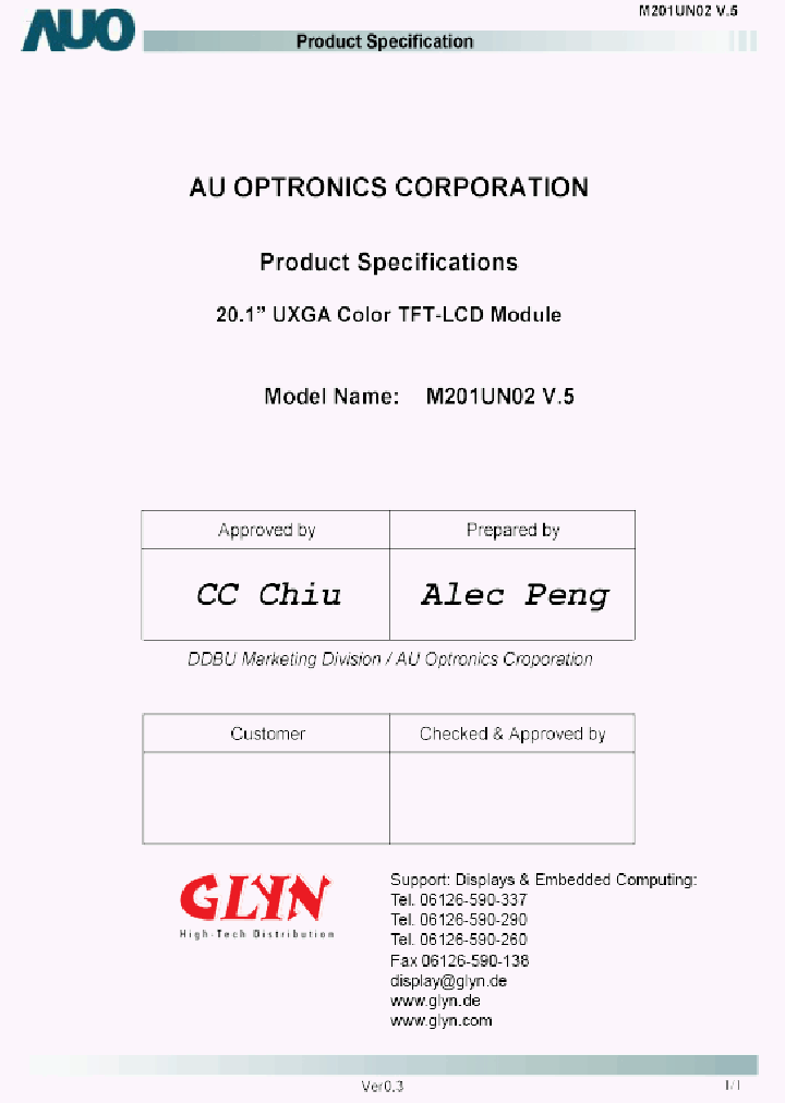 M201UN02V5_7868419.PDF Datasheet