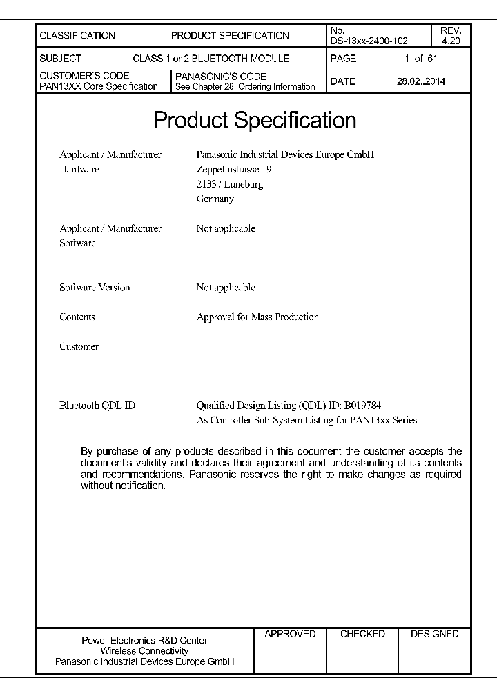 PAN13XX_7874938.PDF Datasheet