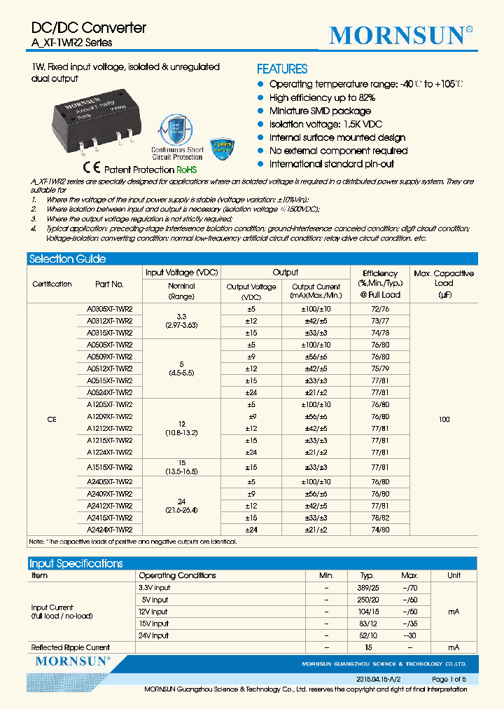 A0305XT-1WR2-15_8258129.PDF Datasheet