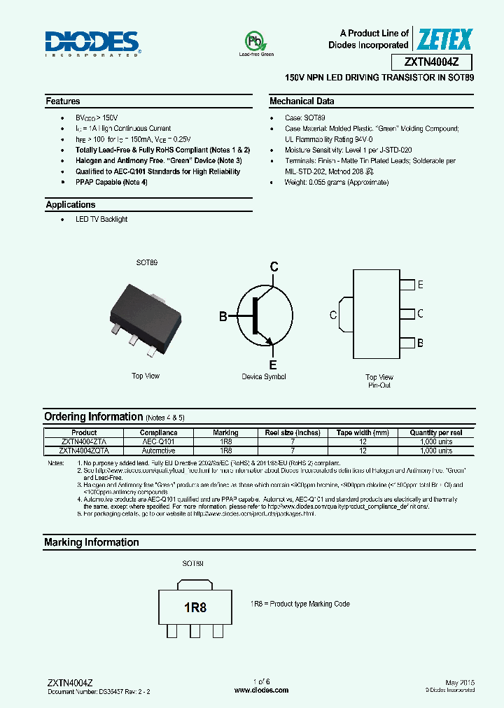 ZXTN4004Z-15_8258350.PDF Datasheet