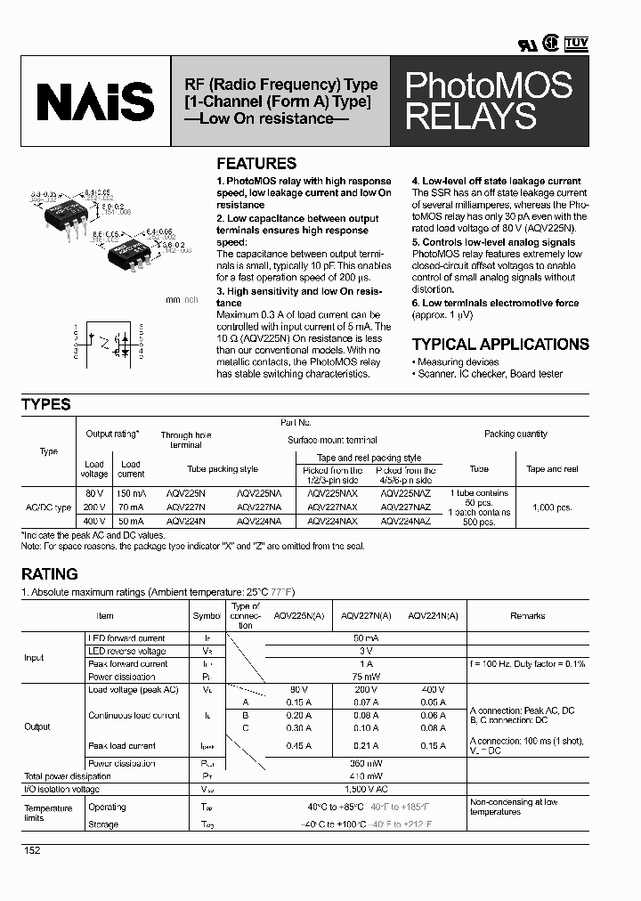 AQV224N_8262604.PDF Datasheet