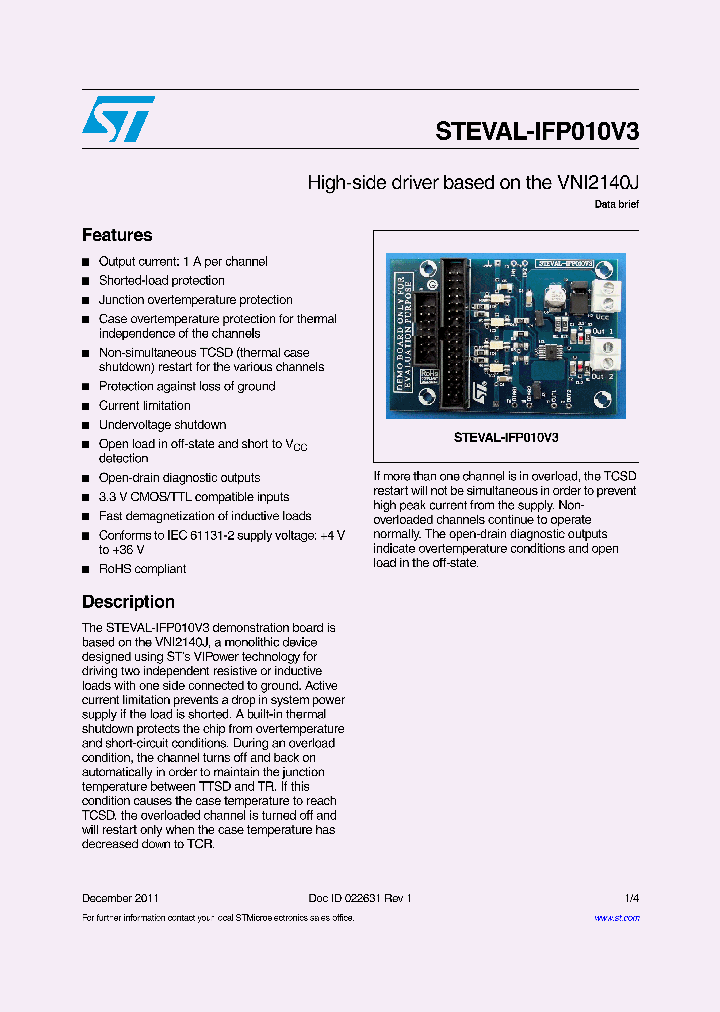 STEVAL-IFP010V3_8271401.PDF Datasheet