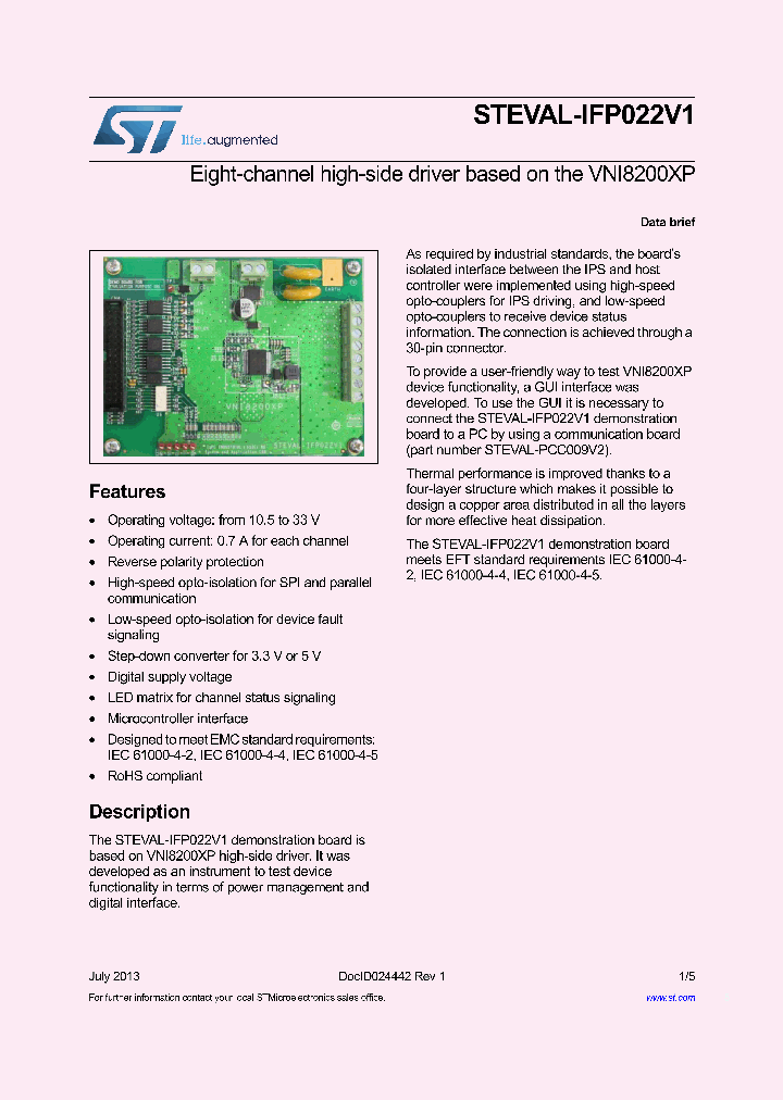 STEVAL-IFP022V1_8271407.PDF Datasheet