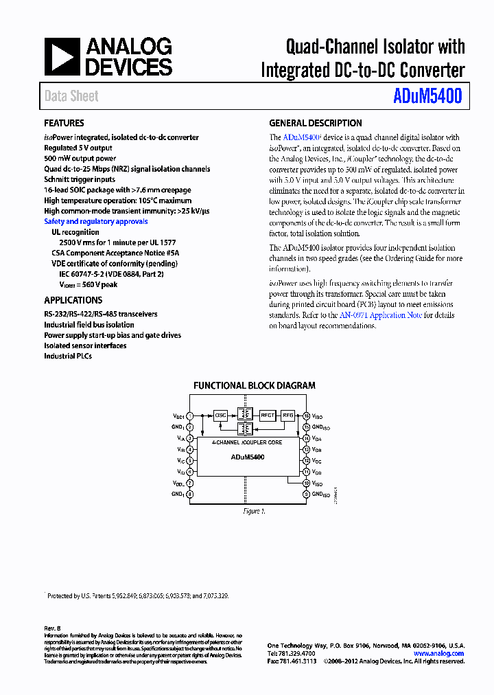 ADUM5400_8271600.PDF Datasheet