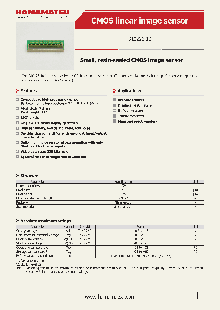 S10226-10-15_8272792.PDF Datasheet