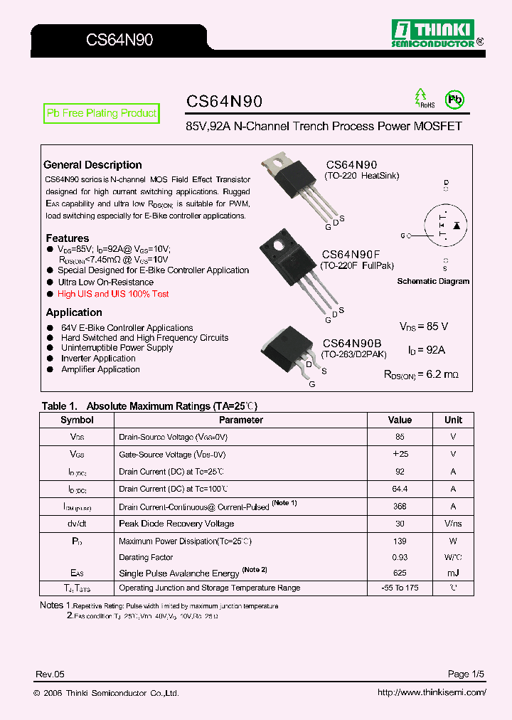 CS64N90_8274876.PDF Datasheet
