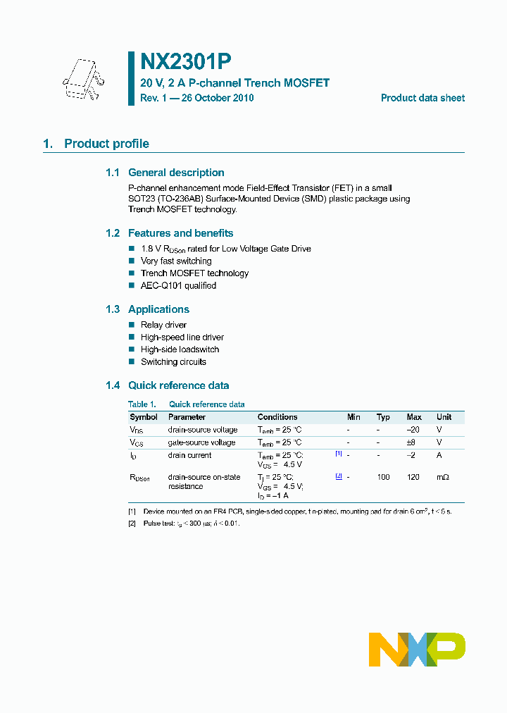 NX2301P_8272146.PDF Datasheet