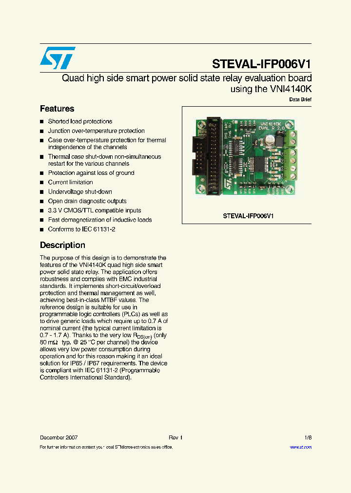 STEVAL-IFP006V1_8271399.PDF Datasheet