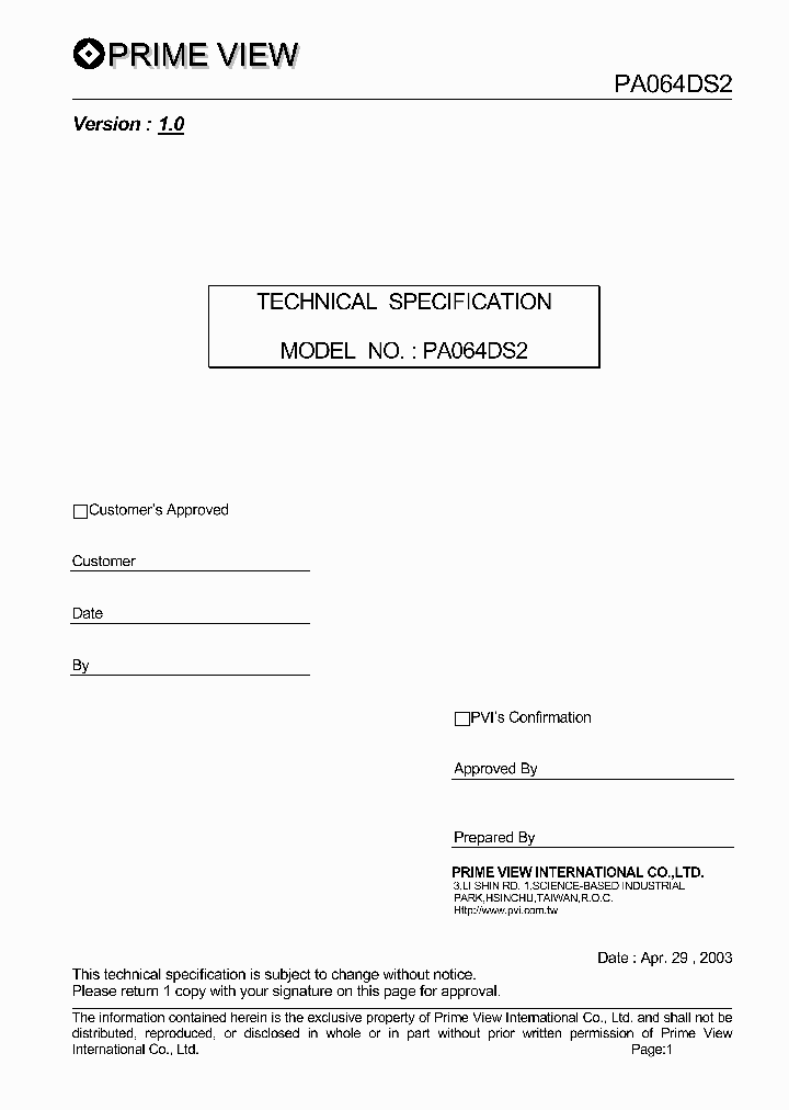 PA064DS2_7879087.PDF Datasheet