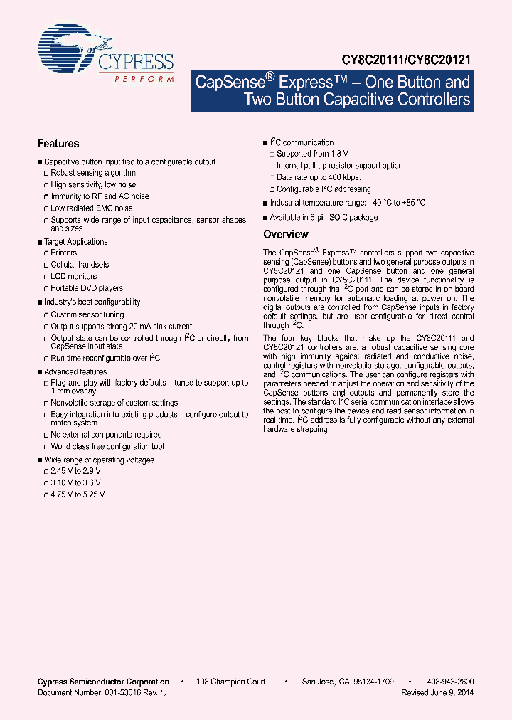 CY8C20111-SX1IT_8280524.PDF Datasheet