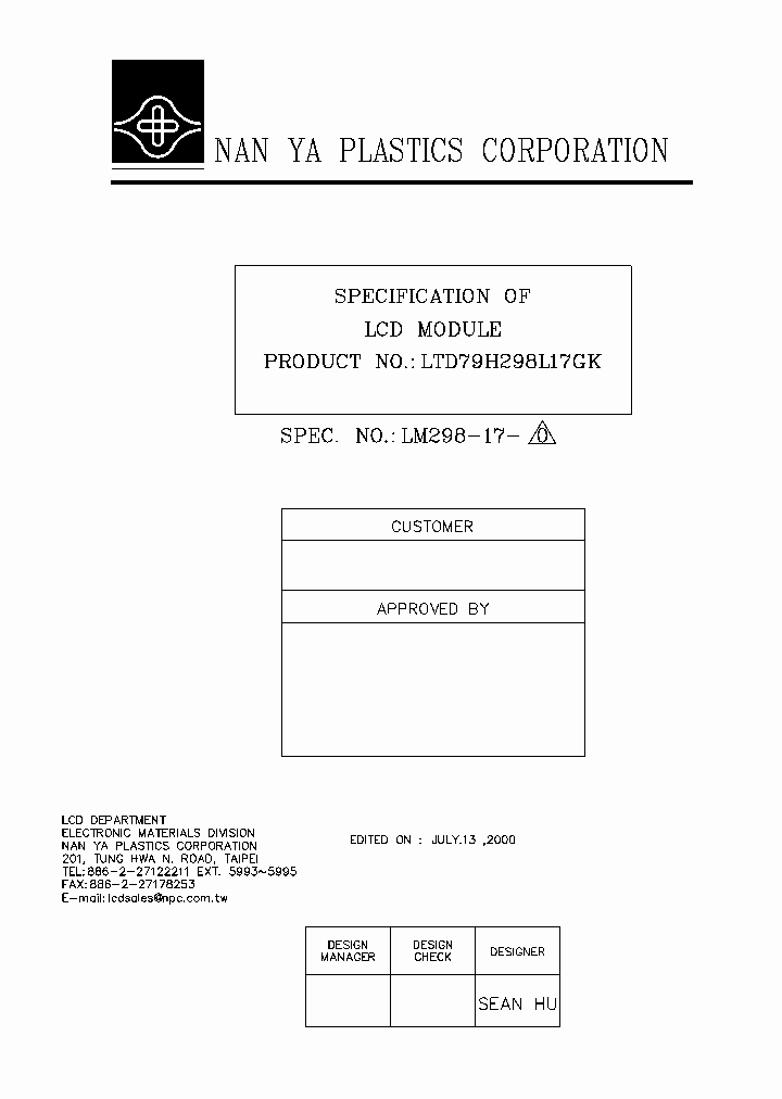 LTD79G298L17GK_7879243.PDF Datasheet