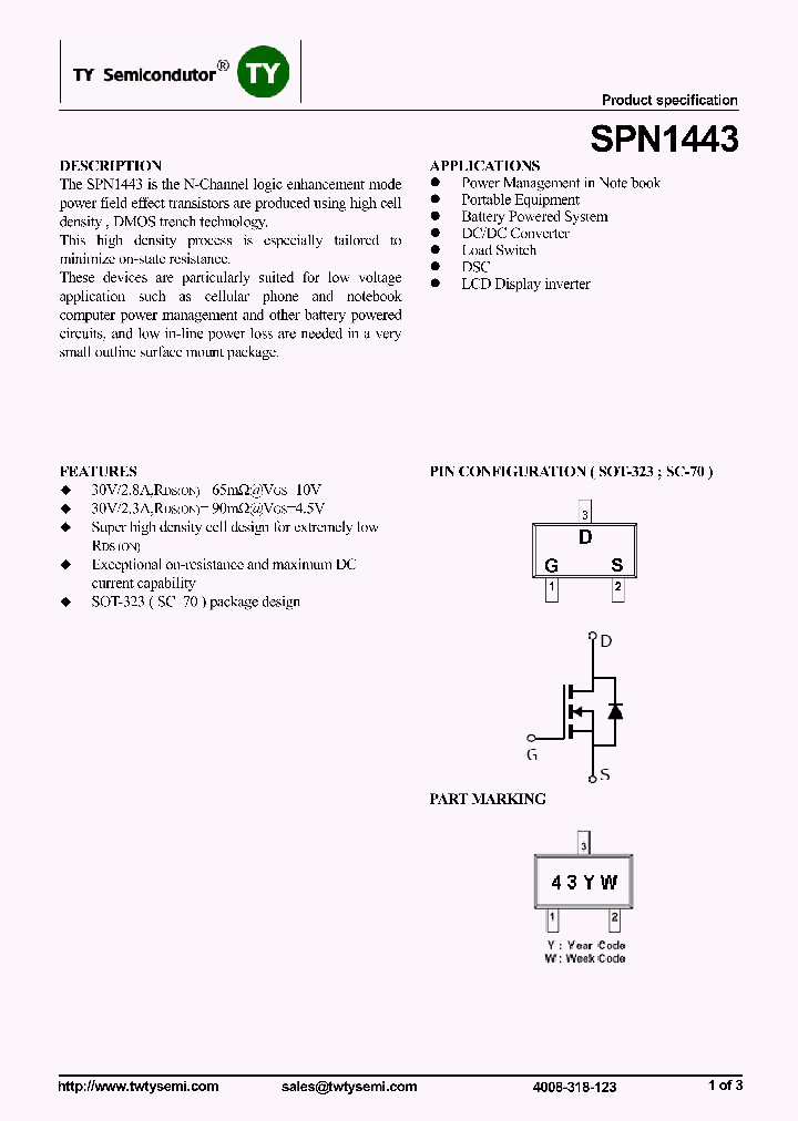 SPN1443S32RG_8280936.PDF Datasheet