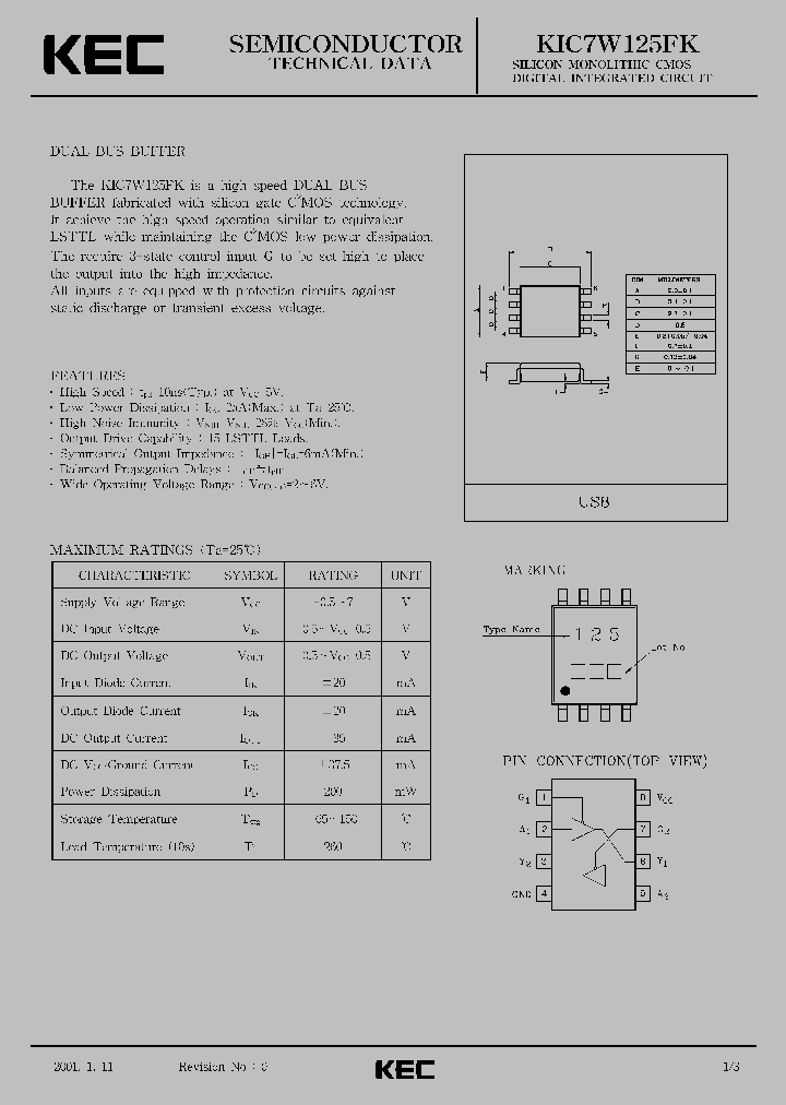 KIC7W125FK_8280978.PDF Datasheet