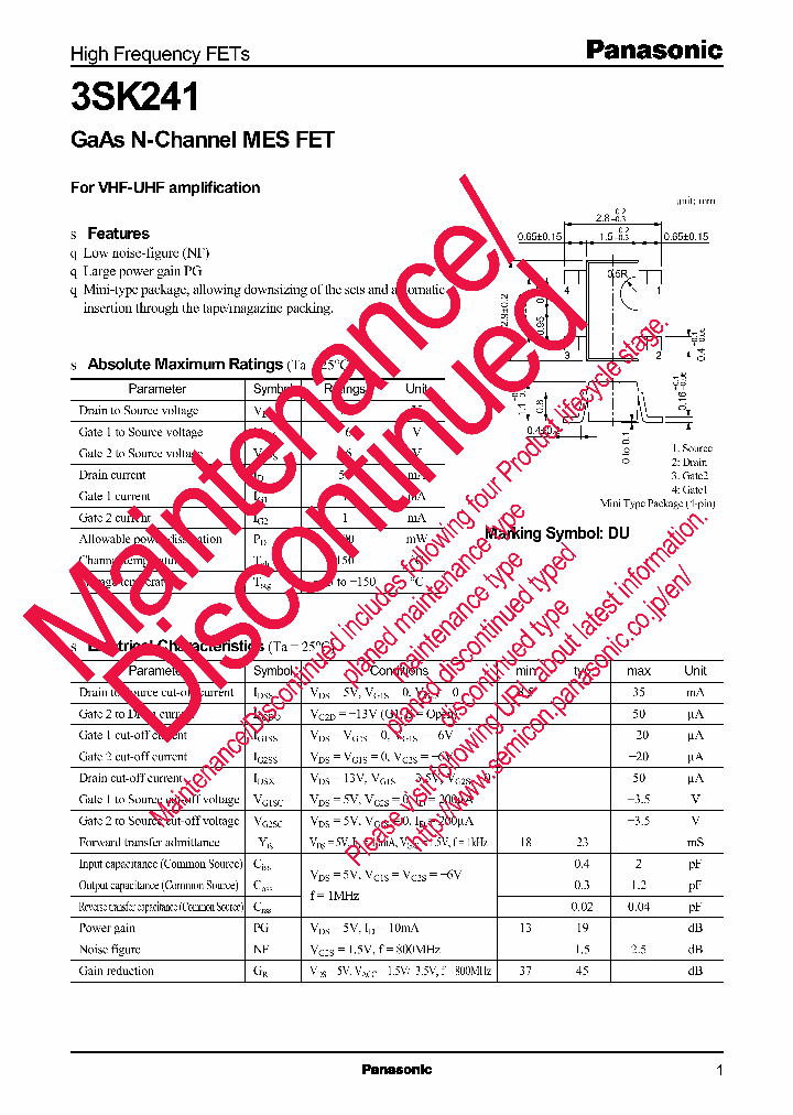 3SK0241_8281261.PDF Datasheet