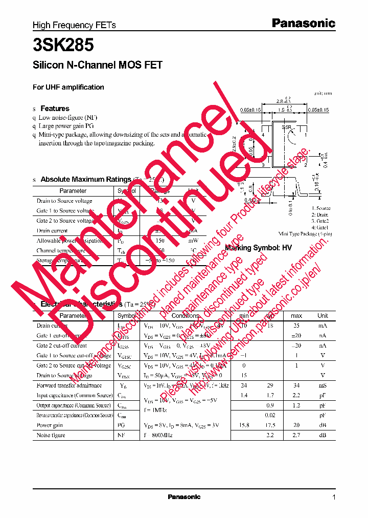3SK0285_8281268.PDF Datasheet