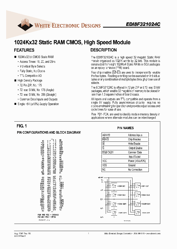 EDI8F321024C15MZC_8281755.PDF Datasheet