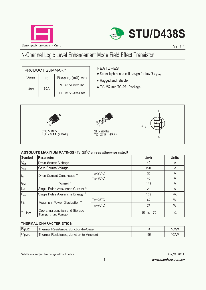 STUD438S_8281948.PDF Datasheet