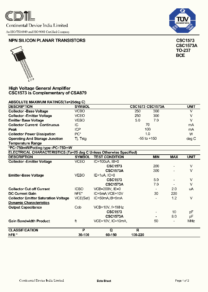 CSC1573R_8282317.PDF Datasheet