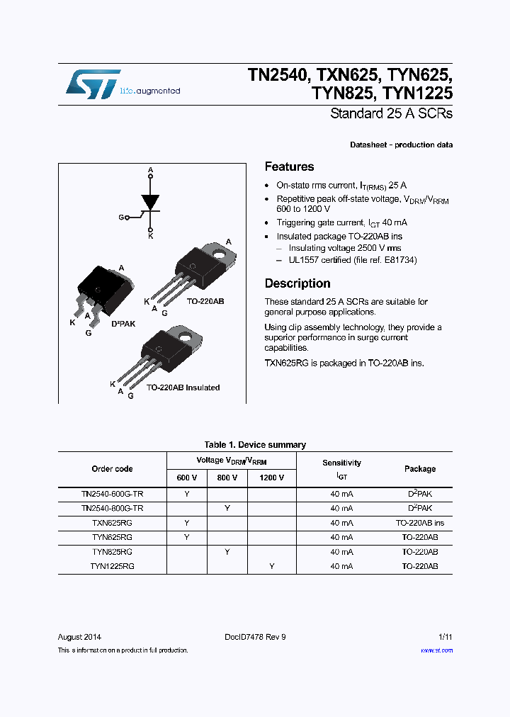 TXN625_8282374.PDF Datasheet