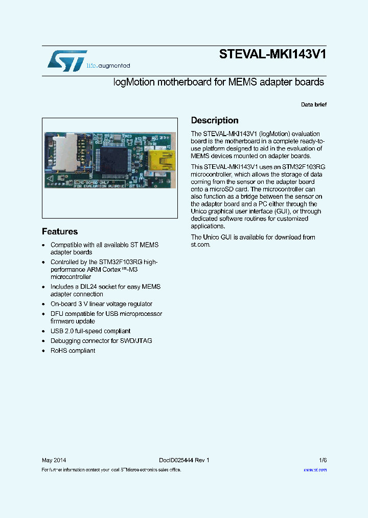 STEVAL-MKI143V1_8282870.PDF Datasheet