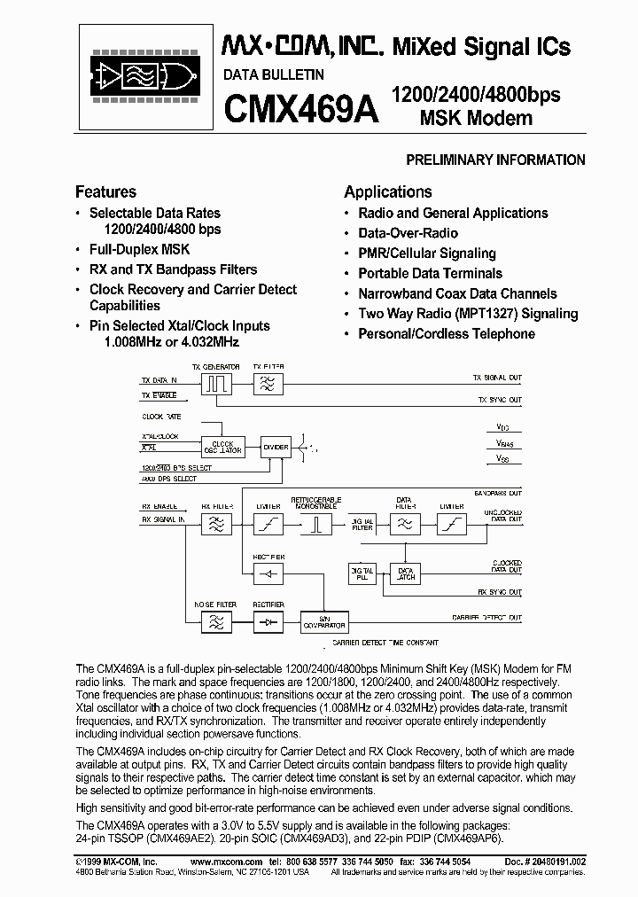 CMX269AP6_8282752.PDF Datasheet