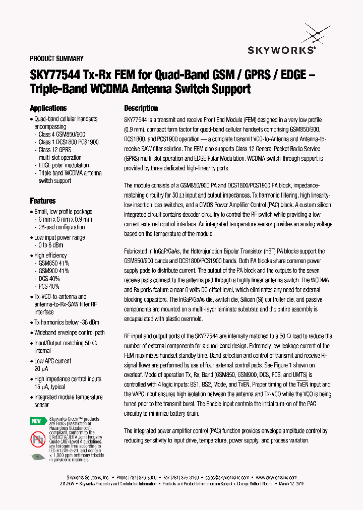 SKY77544_8283478.PDF Datasheet