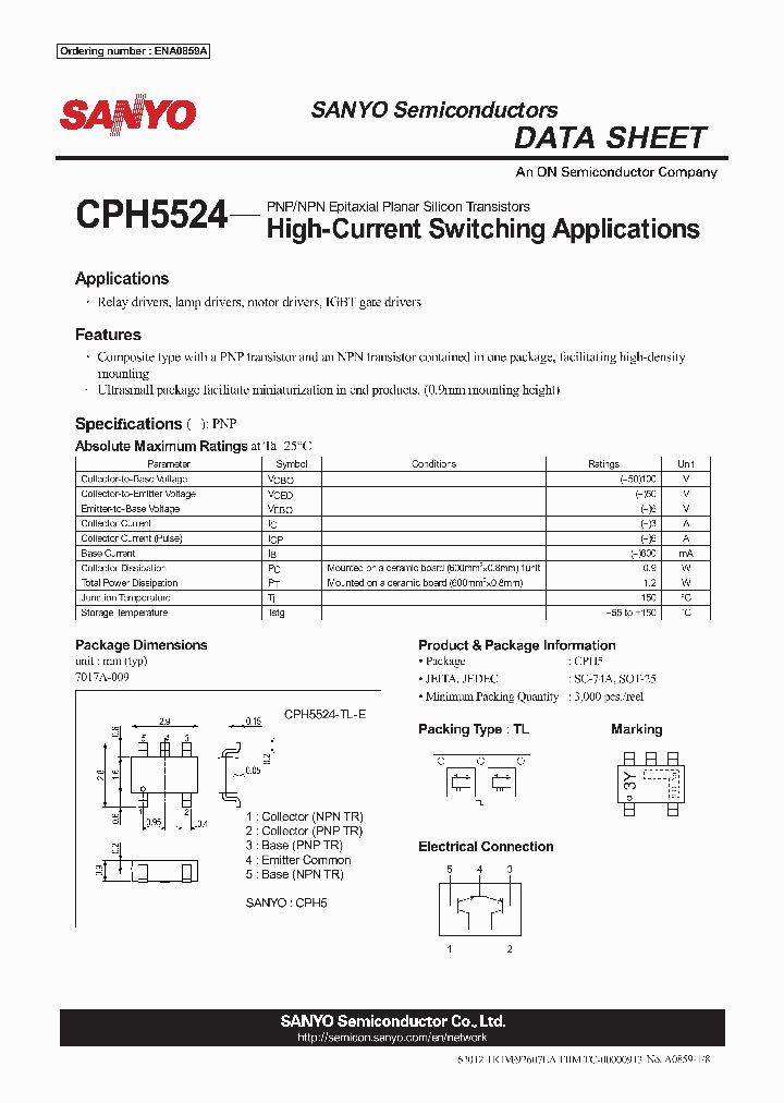 CPH5524_8283789.PDF Datasheet