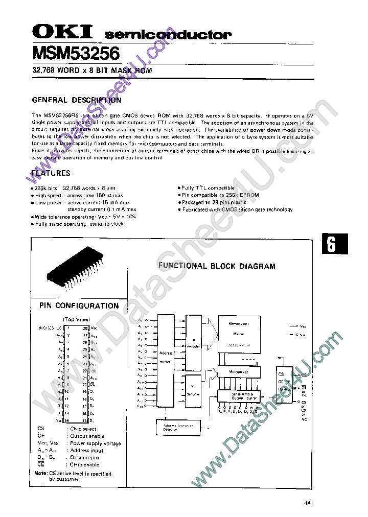 MSM53256_7885248.PDF Datasheet