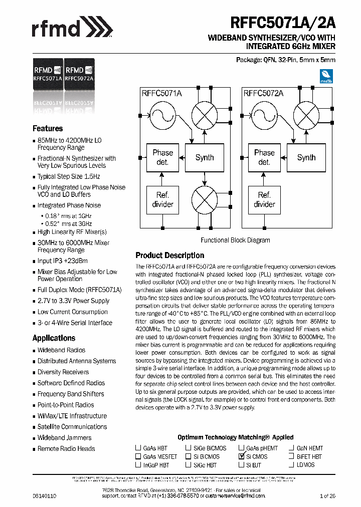 RFFC5071A_8283997.PDF Datasheet