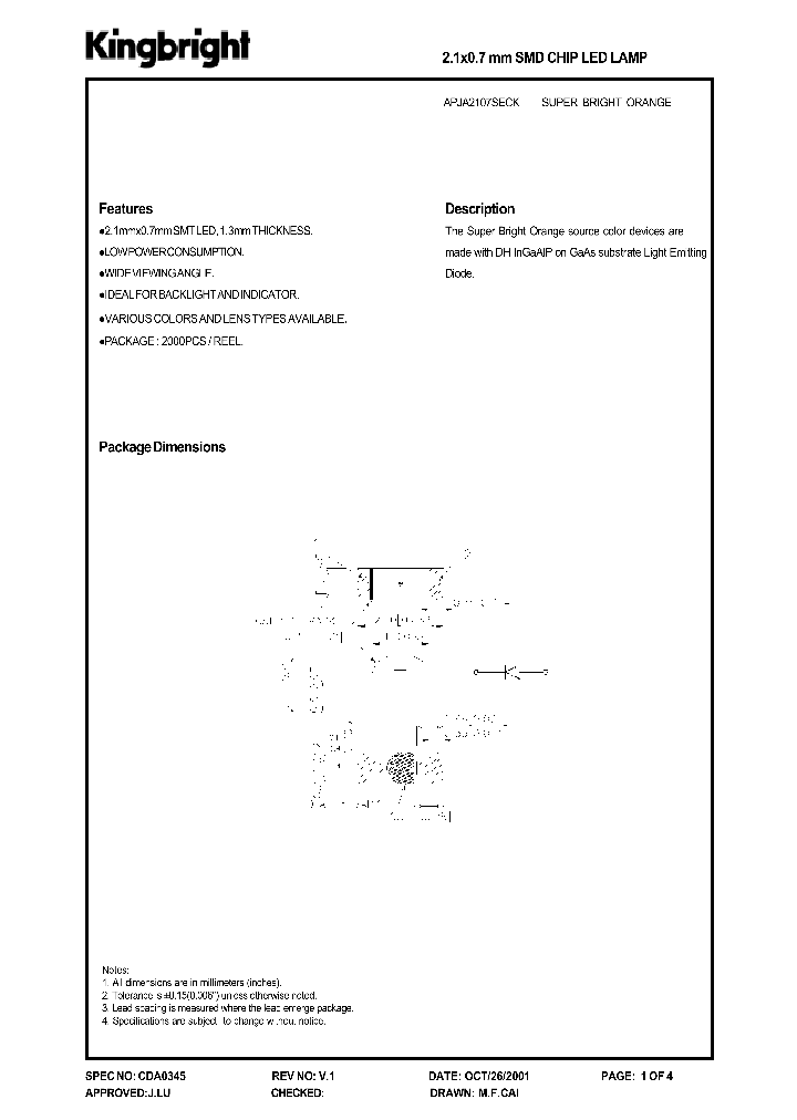 APJA2107SECK_8284102.PDF Datasheet
