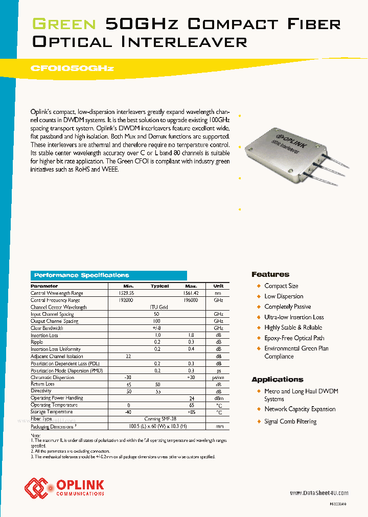 CFOI050GHZ_7885400.PDF Datasheet