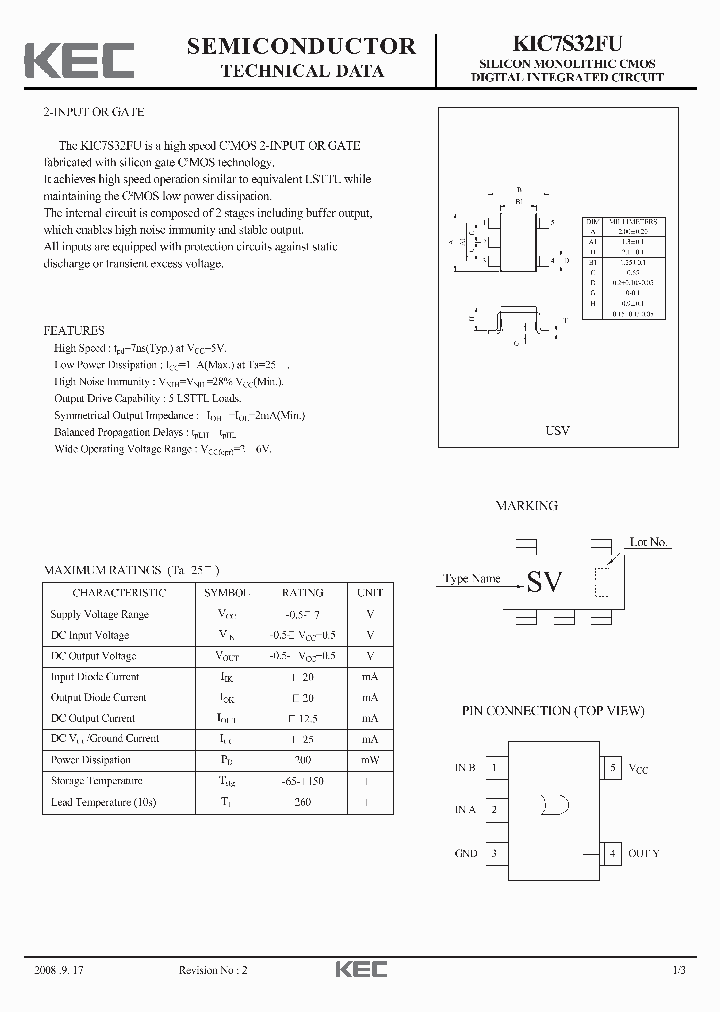 KIC7S32FU-15_8284416.PDF Datasheet