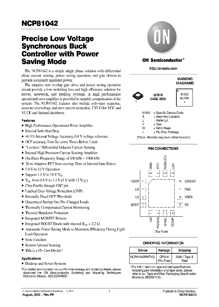 NCP81042MNTXG_8284655.PDF Datasheet