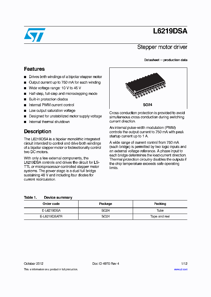 E-L6219DSA_8284795.PDF Datasheet