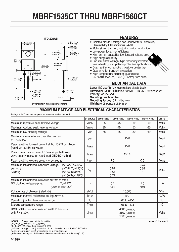 MBRF1560CT_8284902.PDF Datasheet