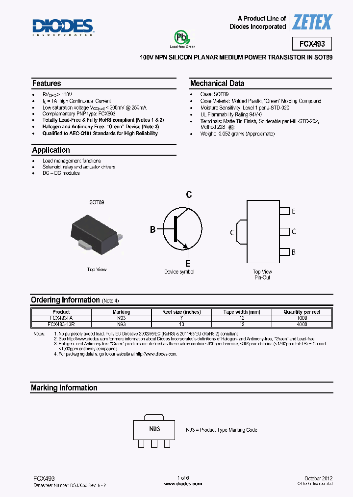 FCX493TA_8284956.PDF Datasheet