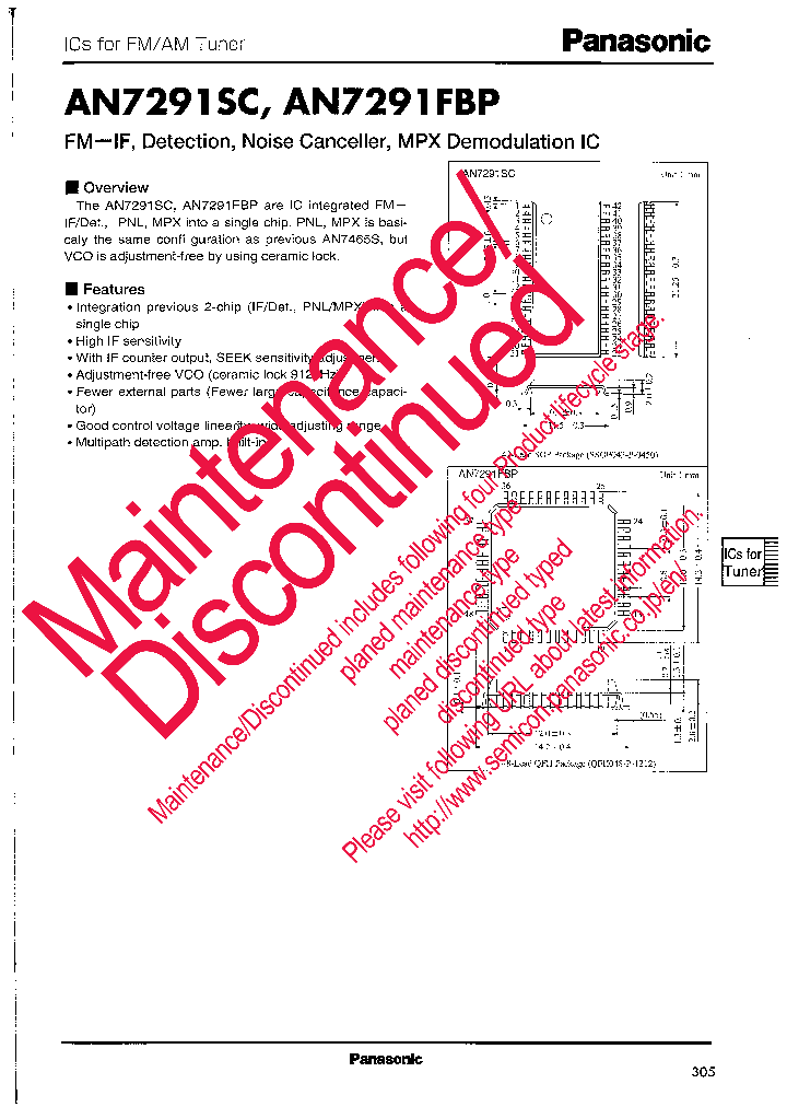 AN7291FBP_8285068.PDF Datasheet