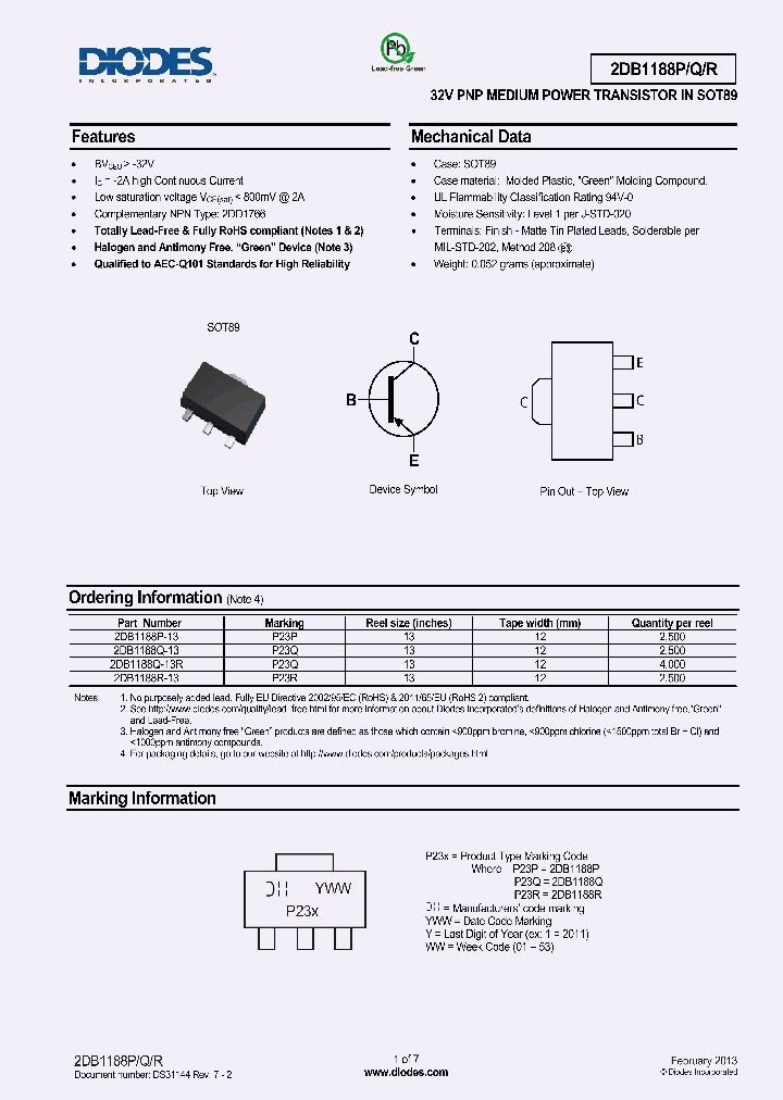 2DB1188P-13_8285206.PDF Datasheet