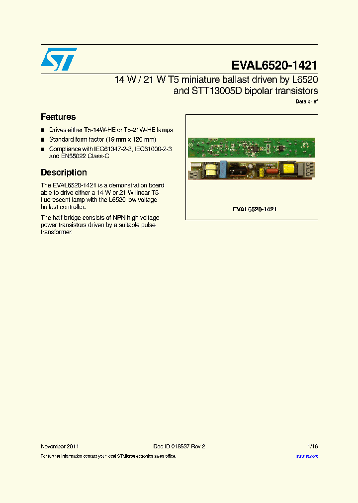 EVAL6520-1421_8285308.PDF Datasheet