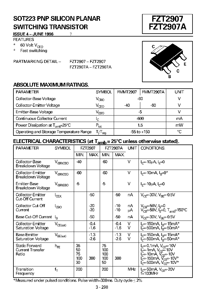 FZT2907A_8285305.PDF Datasheet