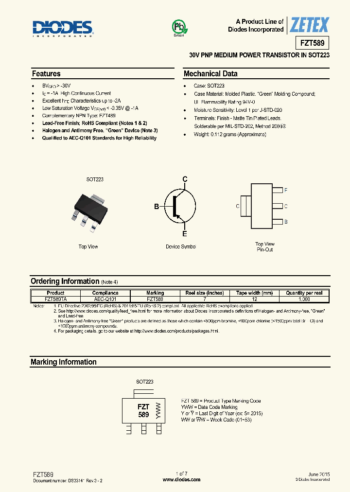 FZT589-15_8285296.PDF Datasheet