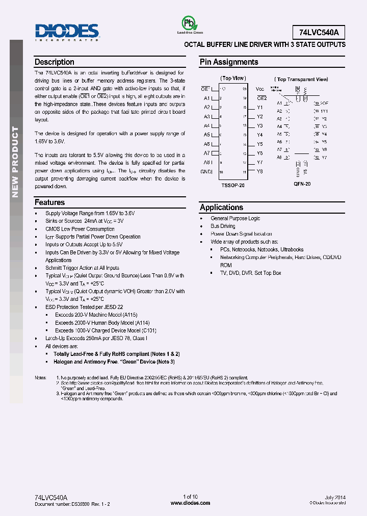 74LVC540AQ20-13_8285341.PDF Datasheet