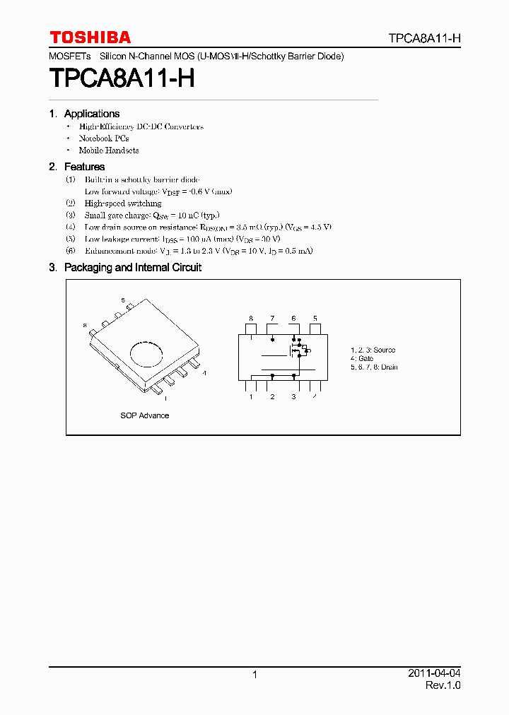 TPCA8A11-H_7890975.PDF Datasheet