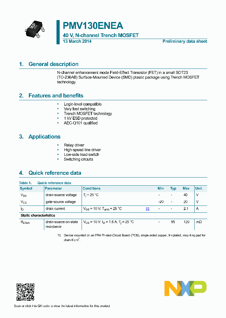 PMV130ENEA_8285931.PDF Datasheet