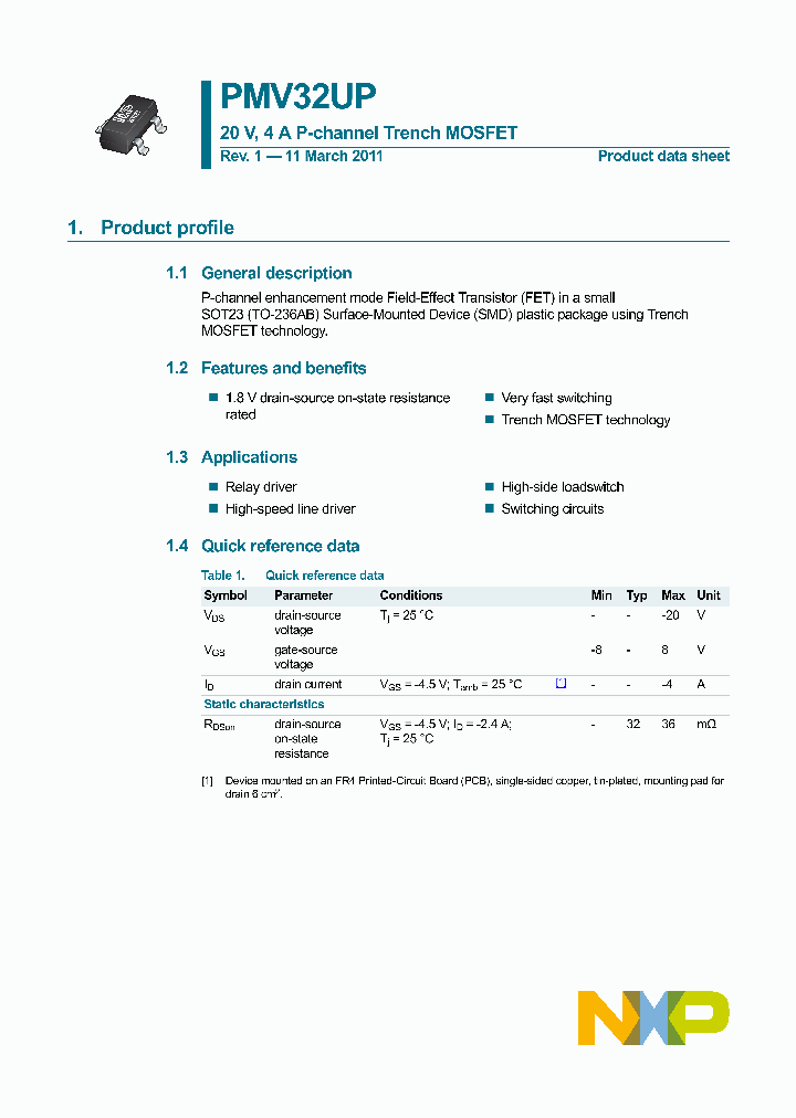 PMV32UP_8285937.PDF Datasheet