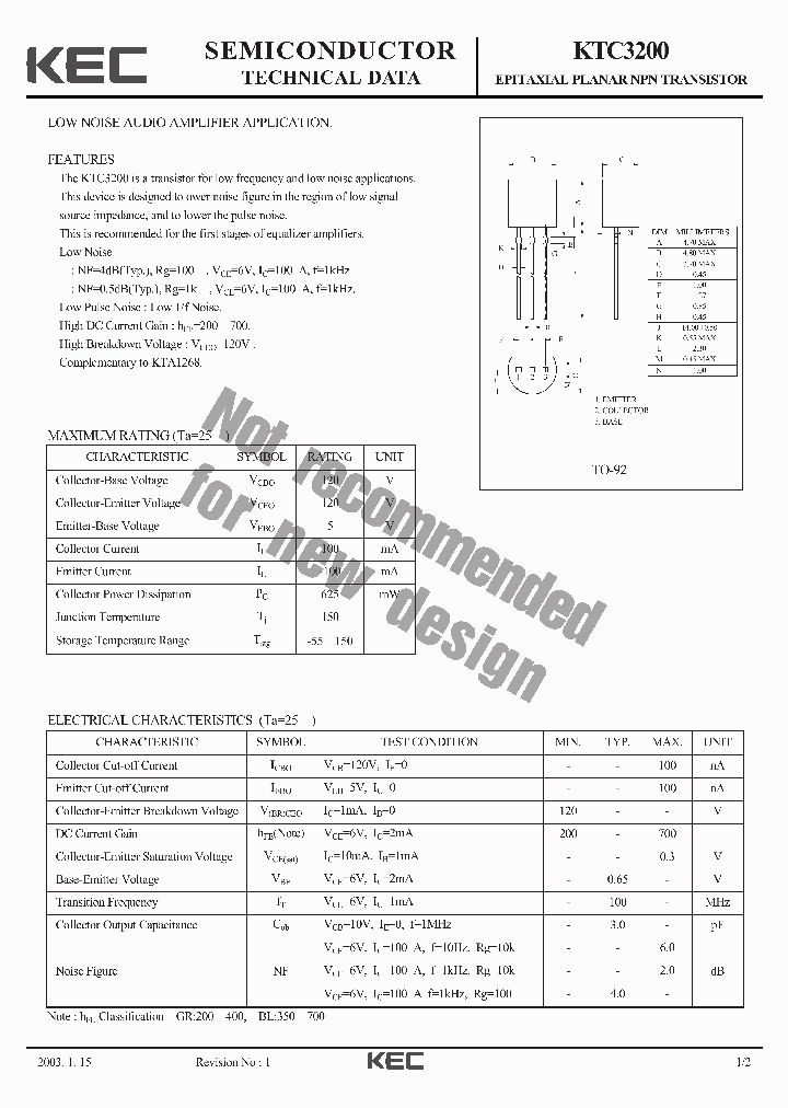 KTC3200-15_8286037.PDF Datasheet